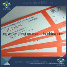 Football Ticket Printing with Serial Numbers